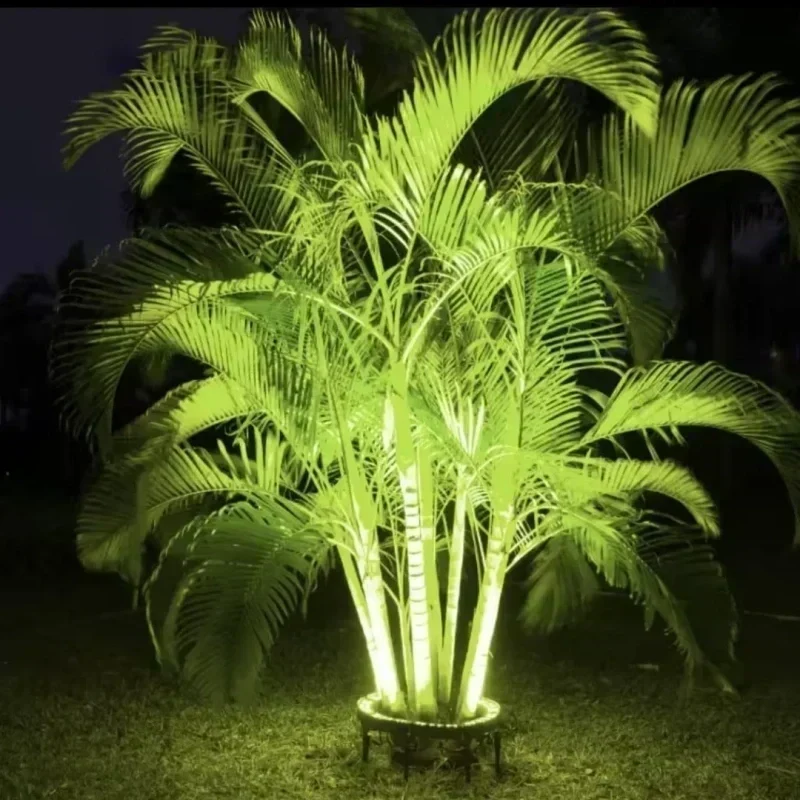 🌳💡 Illuminazione ad Anello per Alberi – Faretti da Esterno Impermeabili per Alberi, Colonne e Giardino
