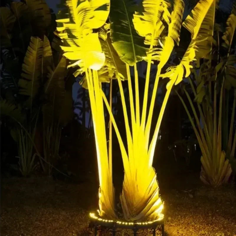 🌳💡 Illuminazione ad Anello per Alberi – Faretti da Esterno Impermeabili per Alberi, Colonne e Giardino