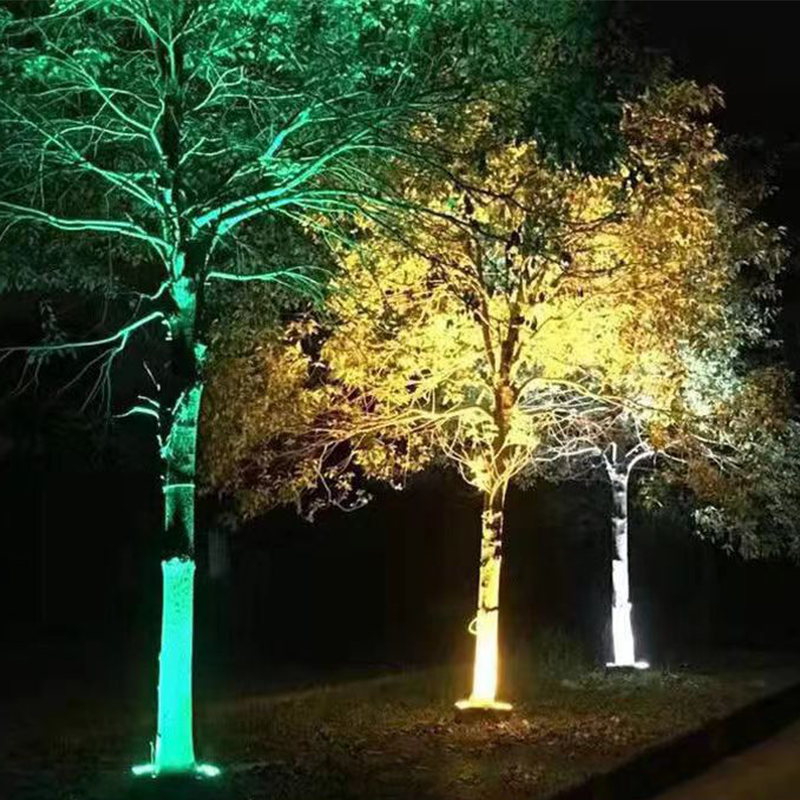 🌳💡 Illuminazione ad Anello per Alberi – Faretti da Esterno Impermeabili per Alberi, Colonne e Giardino