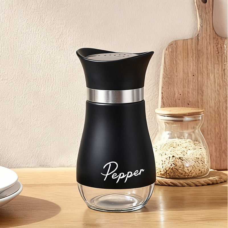 🐧🧂 Set Saliera e Pepiera Design Pinguino – Acciaio Inox 304 + Vetro, 15,5×16cm, Coperchio Dosatore di Precisione, Caddy Incluso – 8 Colori 🧂✨