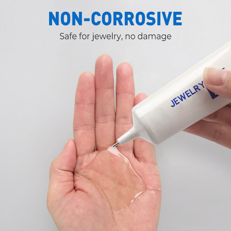 🥳2026 NUOVO ARRIVO🥳💞50K+ VENDUTI!🔥50% DI SCONTO! 💎🔧 Colla per Gioielli Trasparente per Strass — Fissaggio Potente, Non Ingiallisce, Senza Macchie ✨