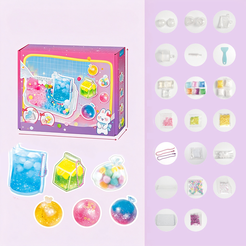 🐱 🧊 Kit fai-da-te squishy ghiaccio fritto – Design artiglio di gatto, divertente e creativo – Perfetto per il gioco sensoriale e l'antistress per bambini ✨