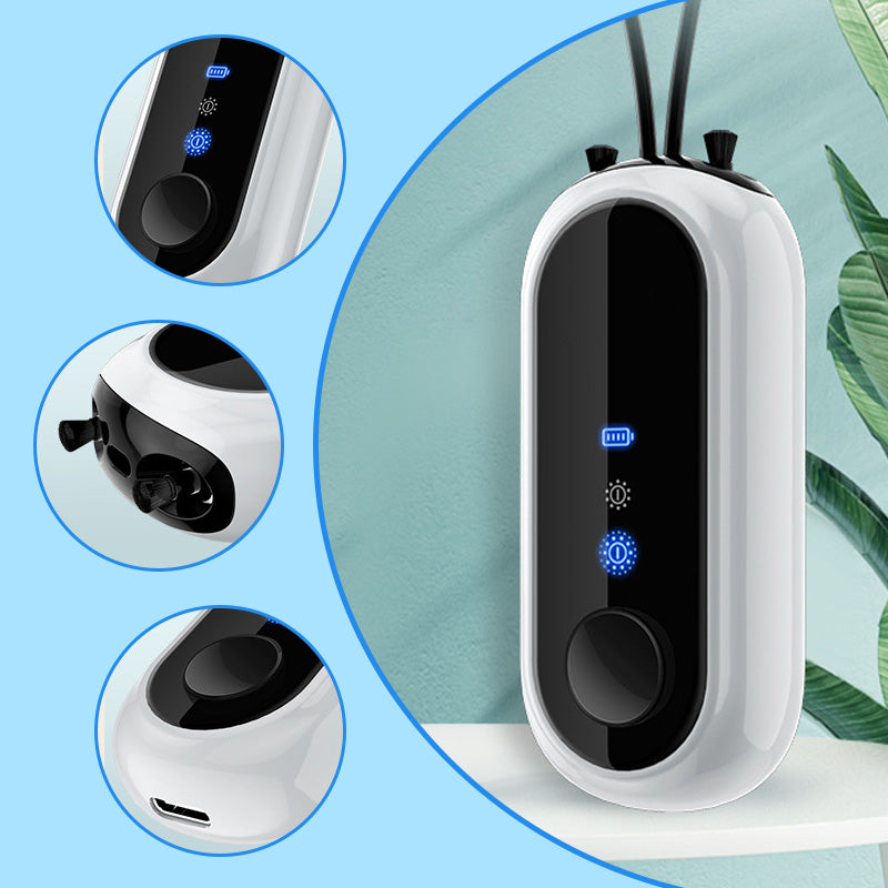 Purificatore d'Aria Indossabile con Tecnologia a Ioni Negativi