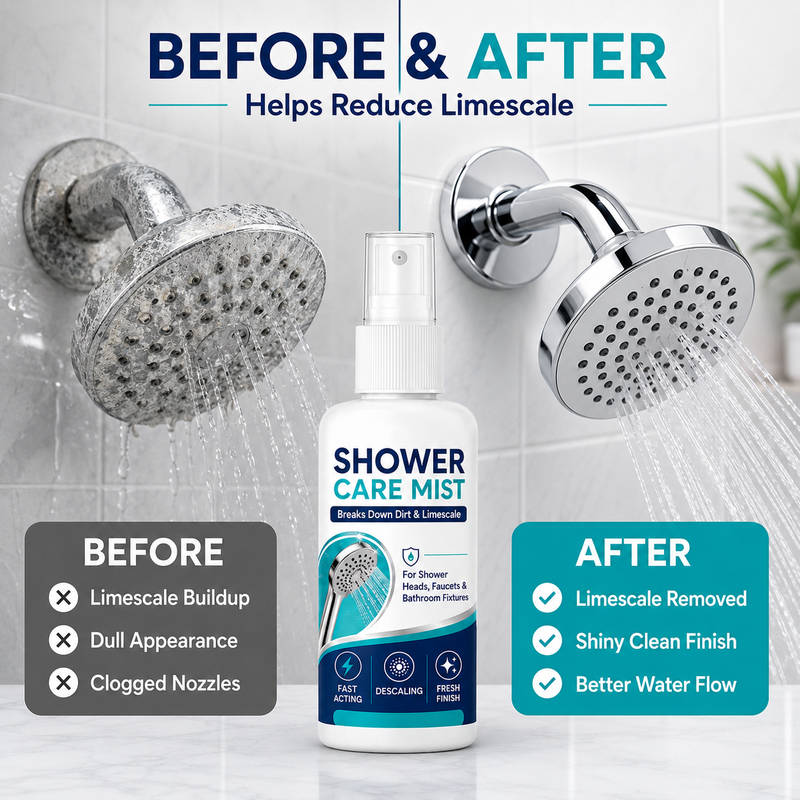 🧼 50% DI SCONTO ORA! Spray anticalcare a rapida azione per la doccia – scioglie il calcare, ripristina la lucentezza e migliora il flusso dell'acqua – perfetto per il bagno 🚿✨