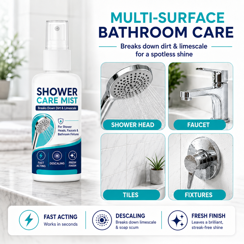 🧼 50% DI SCONTO ORA! Spray anticalcare a rapida azione per la doccia – scioglie il calcare, ripristina la lucentezza e migliora il flusso dell'acqua – perfetto per il bagno 🚿✨