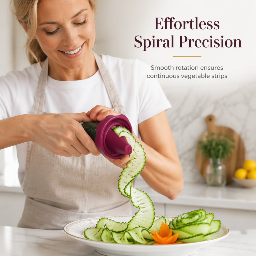 🥕✨ Spiralizzatore e Arricciatore Manuale per Verdure – Intaglio a Rosa | Trasforma le Carote in Rose da Ristorante in 60 Secondi! 🌹🍽️