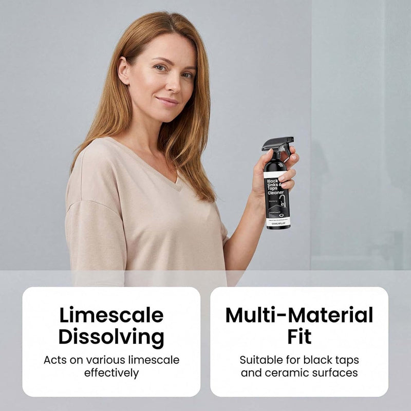 🛁 SCONTO 50%! Detergente per Bagno – Elimina Calcare e Macchie d'Acqua, Senza Sfregamento, per Rubinetti, Lavandini e Doccia ✨🧼