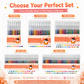 🎨 Set Penne Glitter a Asciugatura Rapida – Per Biglietti, Planner e Scrapbook | Inchiostro Brillante su Carta Chiara e Scura ✨