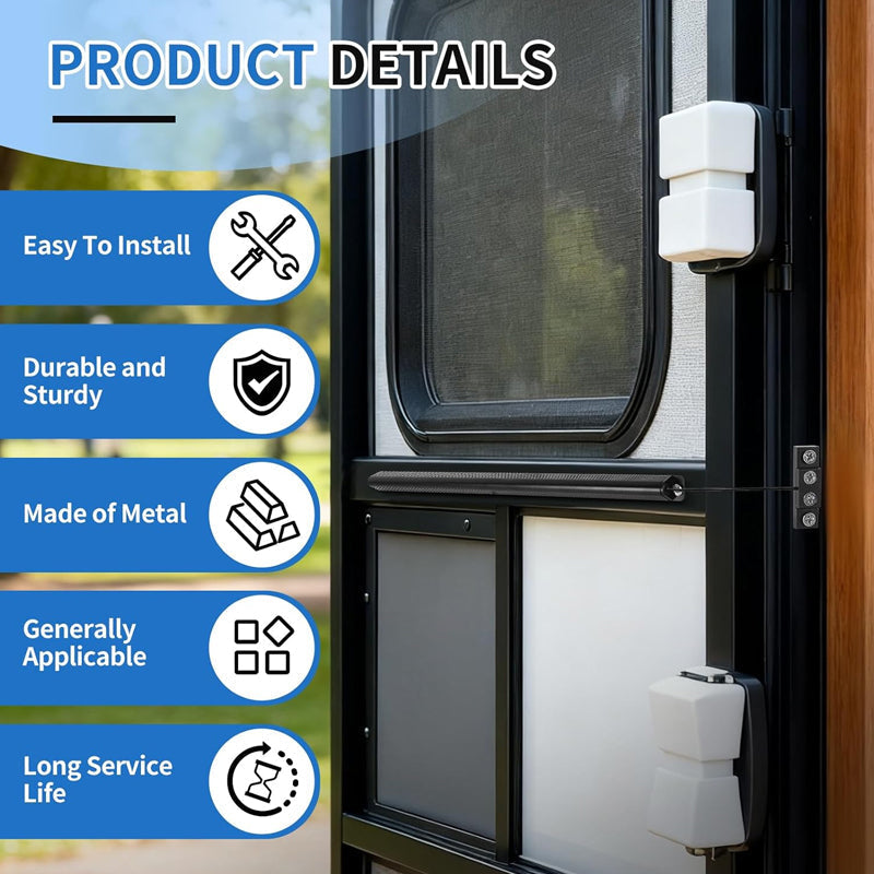 RV Screen Door Closer with Adjustable Tension
