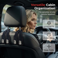 🚗 Ganci Multifunzione per Poggiatesta Auto – Portaborse Premium, Installazione Senza Attrezzi | Ecopelle e Pelliccia Sintetica