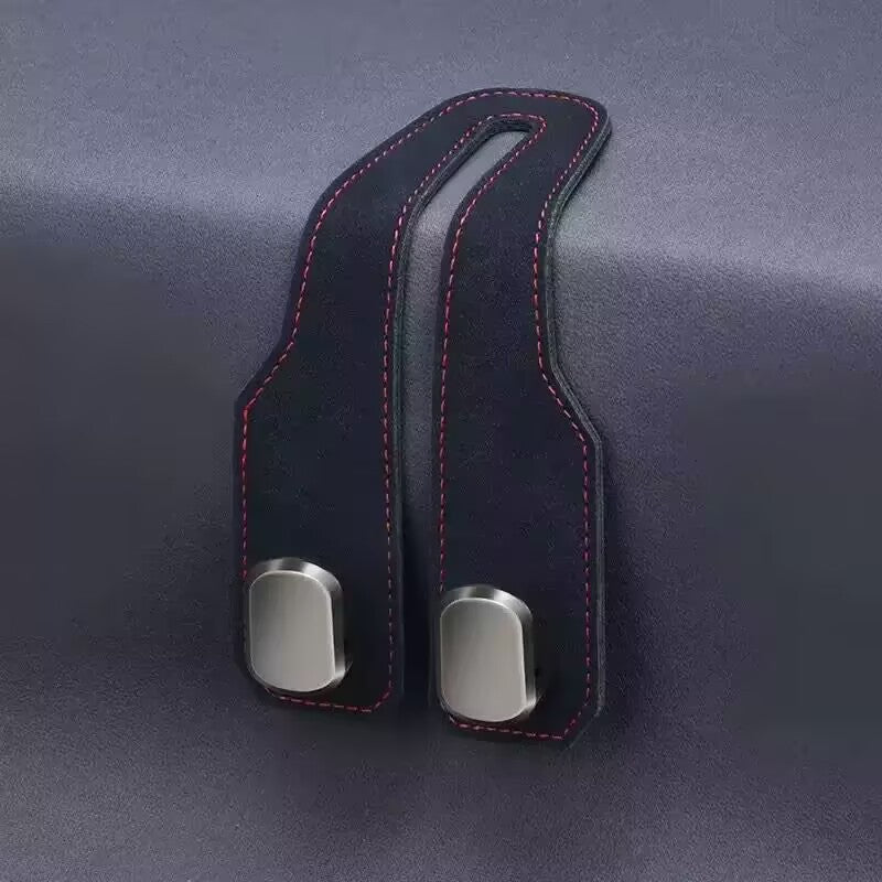 🚗 Ganci Multifunzione per Poggiatesta Auto – Portaborse Premium, Installazione Senza Attrezzi | Ecopelle e Pelliccia Sintetica