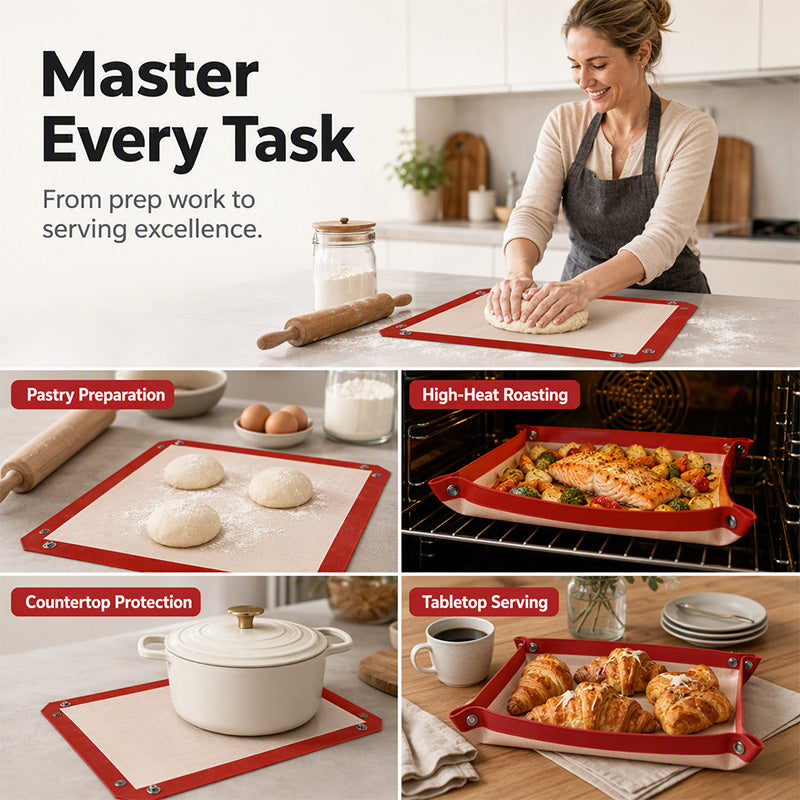 Tappetino da Forno in Silicone Antiaderente Riutilizzabile