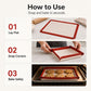 Tappetino da Forno in Silicone Antiaderente Riutilizzabile