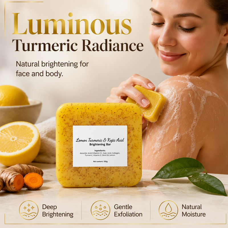 🔥Sapone Nutriente per Capelli al Limone e Curcuma——Rinforza e dona lucentezza ai tuoi capelli 🧴💇