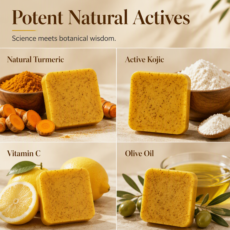 🔥Sapone Nutriente per Capelli al Limone e Curcuma——Rinforza e dona lucentezza ai tuoi capelli 🧴💇