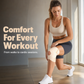 🦵✨ Ginocchiera Traspirante con Cinghie Incrociate – 4 Supporti a Molla, Compressione, Design a V, Taglia S/M/L