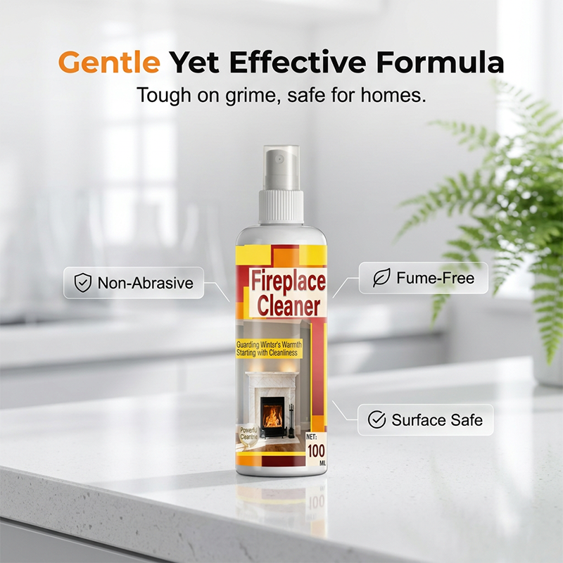 Detergente per caminetti ad azione rapida e pratico