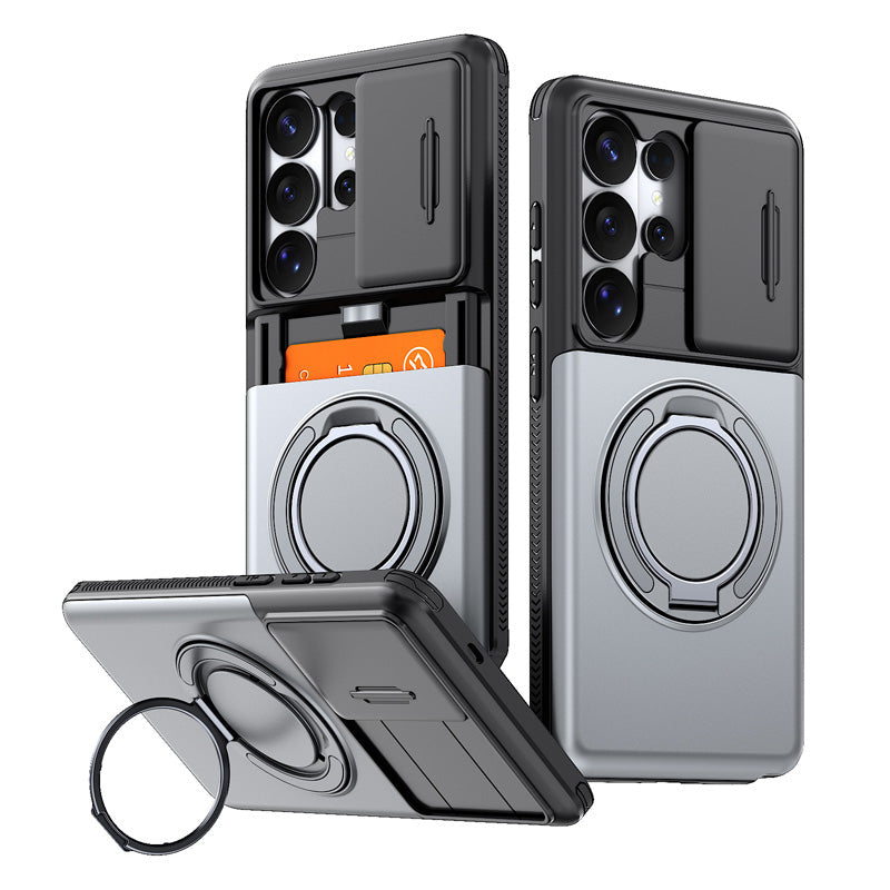 Custodia Antiurto 2 in 1 con Porta Carte Nascosto