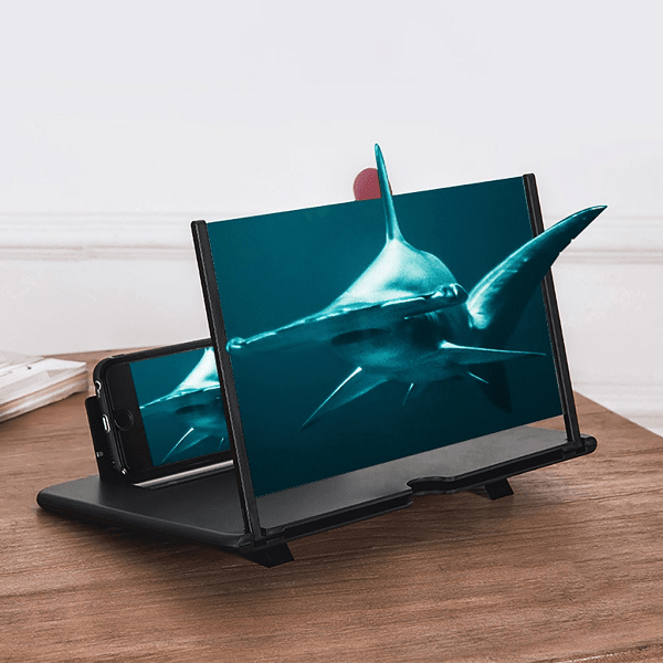 ✨Occhi stanchi guardando il telefono? Ingranditore dello schermo per cellulare, ingrandisce l'immagine, riduce l'affaticamento oculare, ideale per film e video a casa 📺