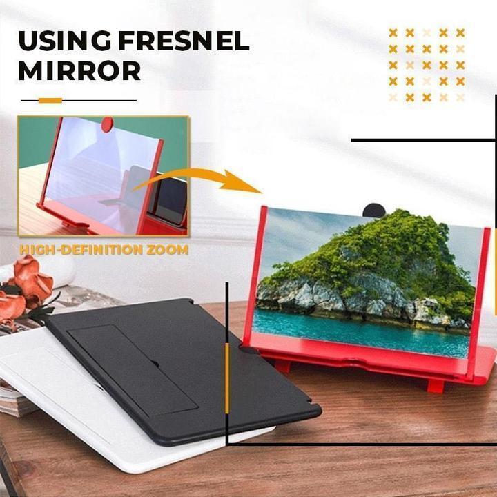 ✨Occhi stanchi guardando il telefono? Ingranditore dello schermo per cellulare, ingrandisce l'immagine, riduce l'affaticamento oculare, ideale per film e video a casa 📺