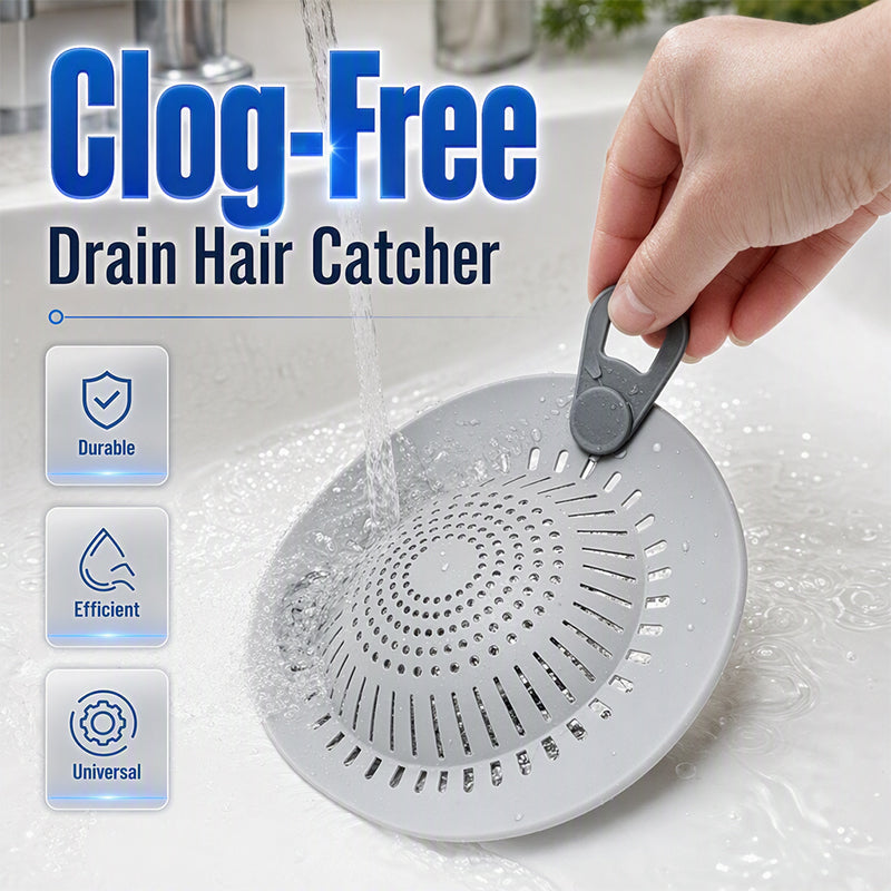 🚿🧴 Tappo per Scarico in Silicone con Raccolta Capelli – Antintasamento per Bagno e Cucina! 🛁✨