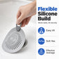 🚿🧴 Tappo per Scarico in Silicone con Raccolta Capelli – Antintasamento per Bagno e Cucina! 🛁✨