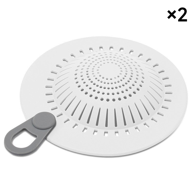 🚿🧴 Tappo per Scarico in Silicone con Raccolta Capelli – Antintasamento per Bagno e Cucina! 🛁✨