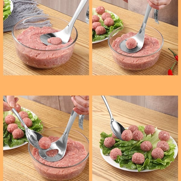 🥟 50% di sconto. Cucchiaio per polpette – antiaderente, raccoglie e scola in un solo movimento. Cucina senza sporcare e risparmia tempo! ✨🍳