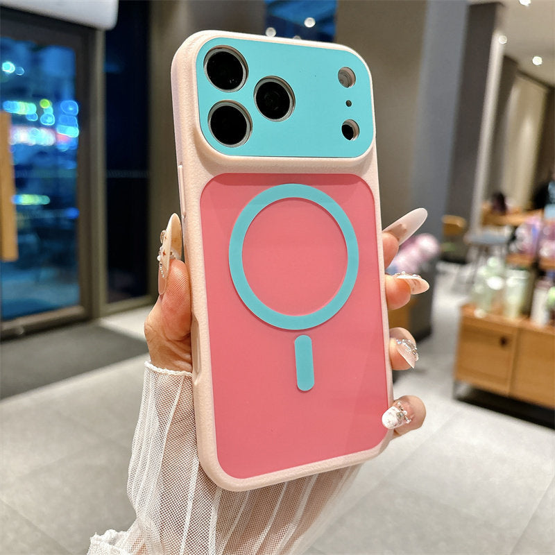 📱✨ Custodia per telefono Magnetic Dopamine – custodia protettiva opaca e colorata per uno stile quotidiano