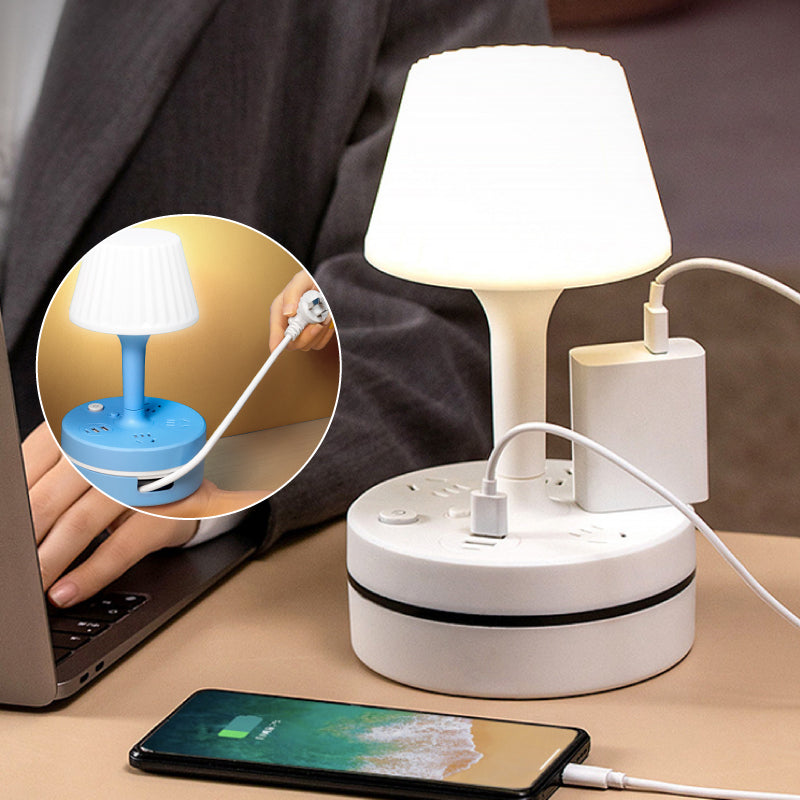 💡 Lampada da Comodino con Stazione di Ricarica – Illumina e Ricarica il Tuo Comodino 🔌