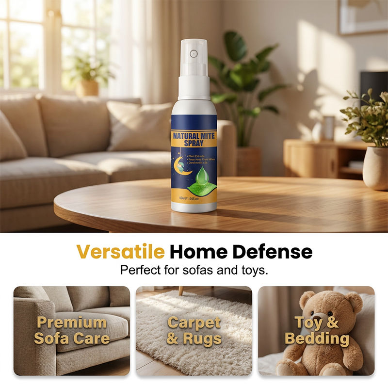 🌿 -50% ORA! 🌿 Spray Naturale a Base Vegetale contro gli Acari – Estratti Puri, Applicazione Facile & Protezione Versatile – Perfetto per Materassi, Cuscini e Divani ✨🛏️
