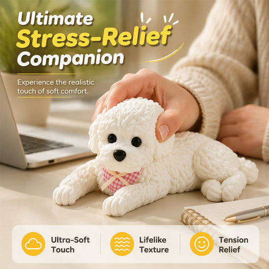 ⏳🔥SCONTO DEL 50% A TEMPO LIMITATO! ⏰Adorabile giocattolo antistress a forma di cagnolino morbido🐾