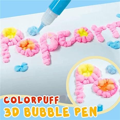 🖌️Penna magica – Disegna in 3D con un solo tratto!🎄 Fai da te: penne per disegnare con i popcorn