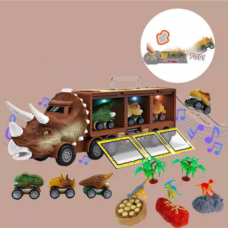 🦖Camion interattivo di dinosauri – Divertente giocattolo per bambini ✨