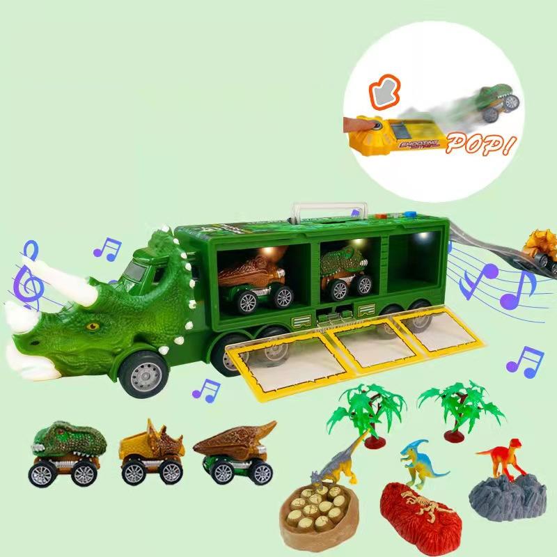 🦖Camion interattivo di dinosauri – Divertente giocattolo per bambini ✨