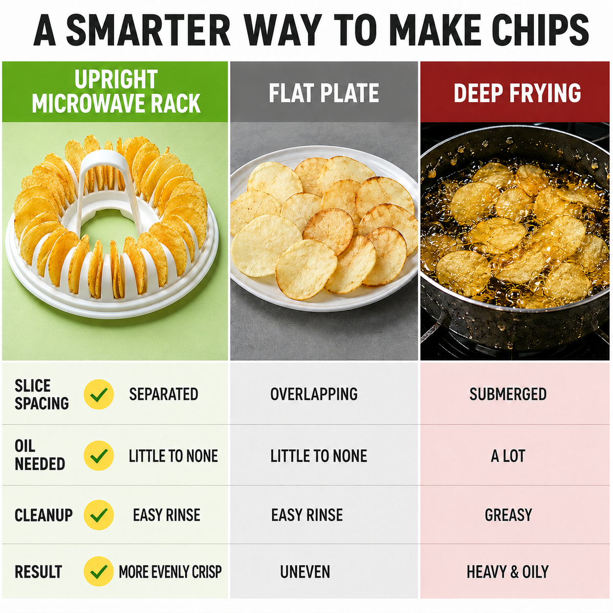 🔥 Best Seller 2026🥳💞 Oltre 50.000 pezzi venduti!😍🥔 Kit per fare patatine fatte in casa al microonde (con affettatrice e ciotola)