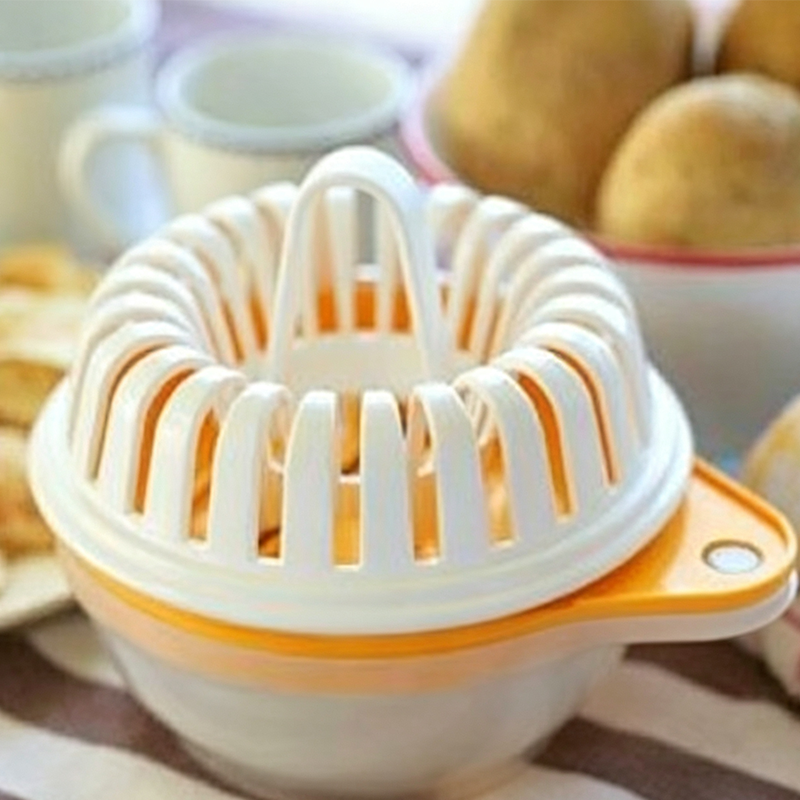 🔥 Best Seller 2026🥳💞 Oltre 50.000 pezzi venduti!😍🥔 Kit per fare patatine fatte in casa al microonde (con affettatrice e ciotola)