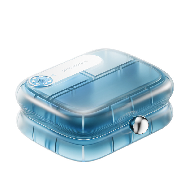 🔥Portapillole da viaggio portatile💊Scomparti individuali✨