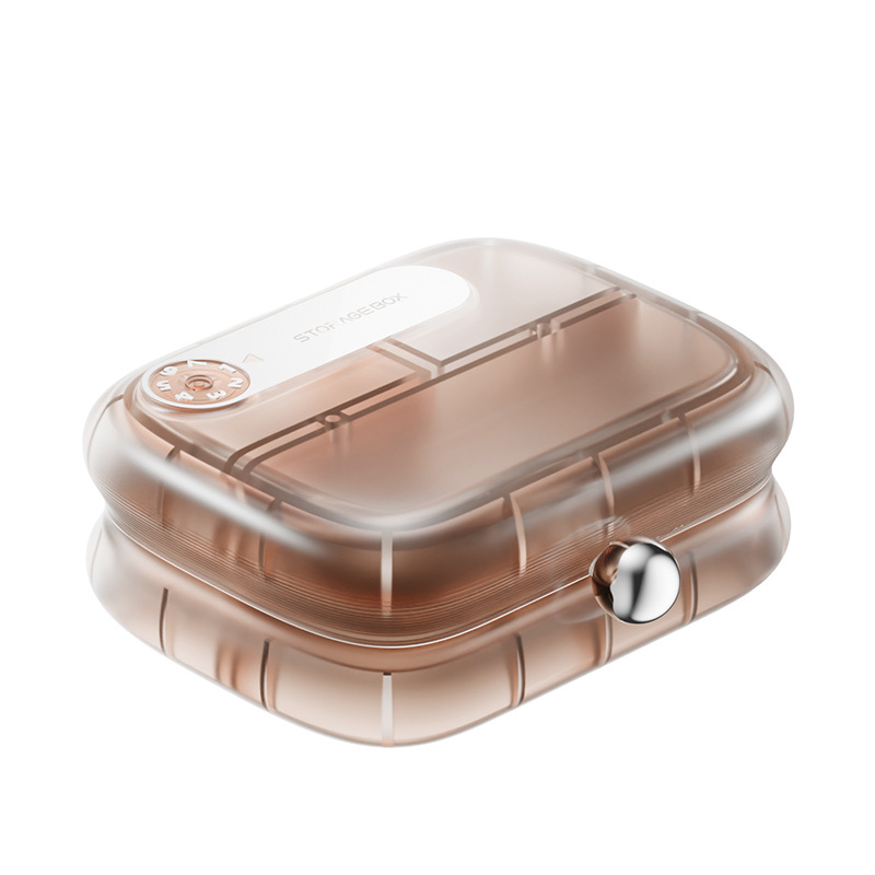 🔥Portapillole da viaggio portatile💊Scomparti individuali✨