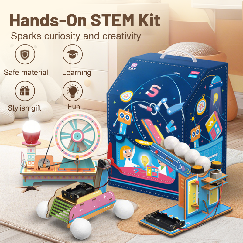 🥳2026 NUOVO ARRIVO🥳💞50K+ VENDUTI!🔥50% DI SCONTO! 🔬🧪 Kit Esperimenti Scientifici STEM 8‑in‑1 — Divertente, Educativo, Sviluppa la Curiosità dei Bambini ✨