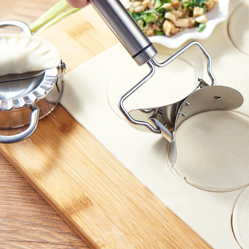 🥟 Risparmia il 50%! 🔪 Tagliapasta per ravioli in acciaio inox, per tagliare in modo facile e uniforme ✨