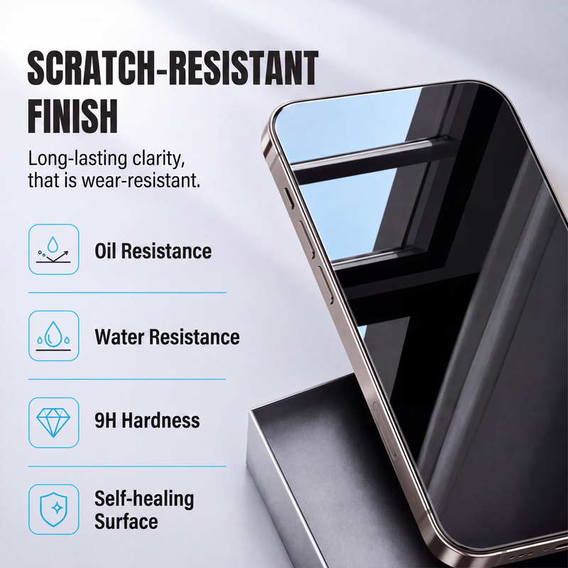 🛡️SCONTO DEL 50% ORA! Pellicola proteggi schermo privacy in vetro temperato con rimozione automatica della polvere‑ Anti‑spia a 30°, copertura totale 9D, durezza diamante e strato ionico sottovuoto per smartphone