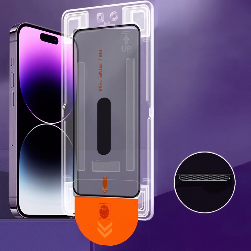 🛡️SCONTO DEL 50% ORA! Pellicola proteggi schermo privacy in vetro temperato con rimozione automatica della polvere‑ Anti‑spia a 30°, copertura totale 9D, durezza diamante e strato ionico sottovuoto per smartphone