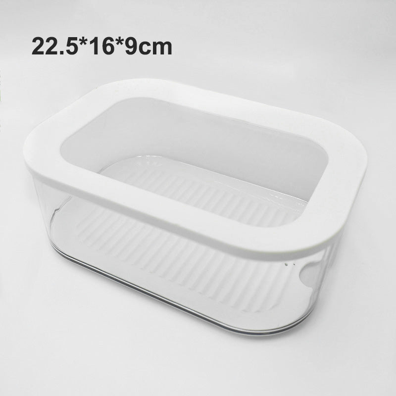 🍱 50% DI SCONTO! 👀 Contenitore per Frigorifero Trasparente con Coperchio – Visibilità Totale, Design Impilabile e 3 Dimensioni – Organizza il Tuo Frigorifero Senza Sforzo ✨