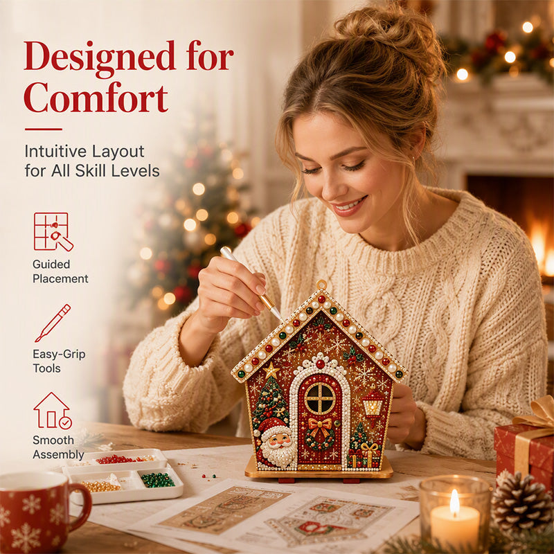 🎄 Essenziali per le feste - PRENDI 3 PAGHI 2✨ Kit creativo natalizio 3D con perline – Crea le tue decorazioni festive