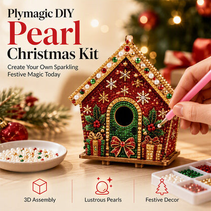 🎄 Essenziali per le feste - PRENDI 3 PAGHI 2✨ Kit creativo natalizio 3D con perline – Crea le tue decorazioni festive