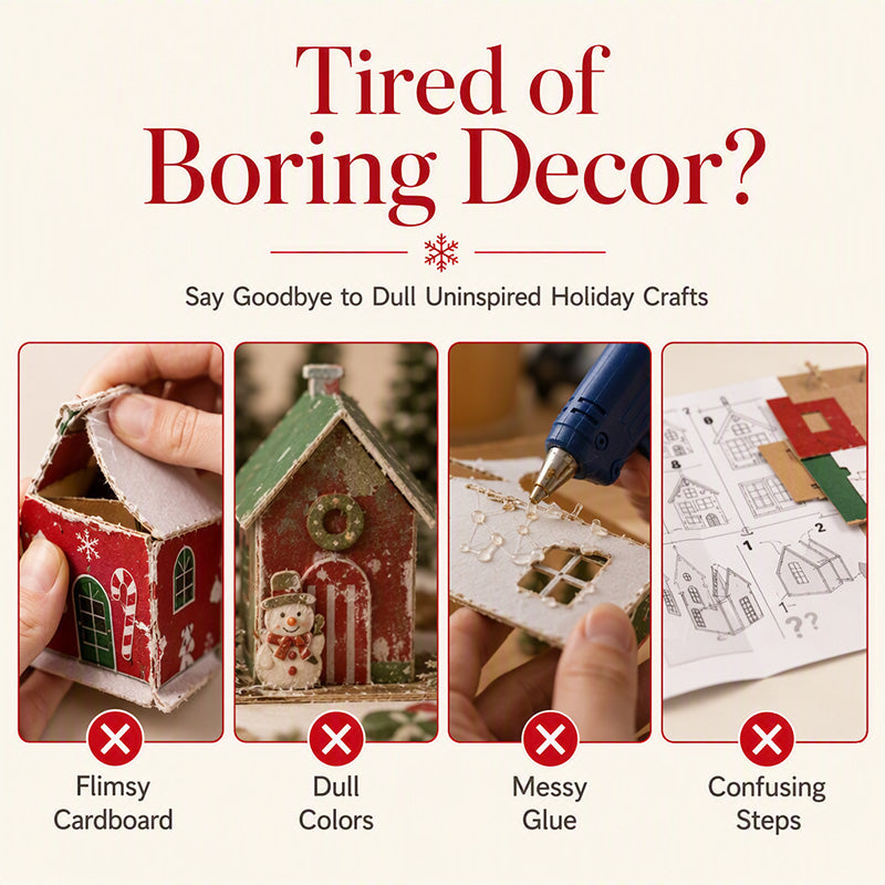 🎄 Essenziali per le feste - PRENDI 3 PAGHI 2✨ Kit creativo natalizio 3D con perline – Crea le tue decorazioni festive