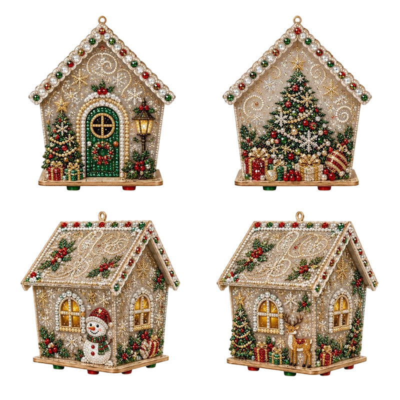 🎄 Essenziali per le feste - PRENDI 3 PAGHI 2✨ Kit creativo natalizio 3D con perline – Crea le tue decorazioni festive