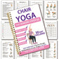 🧘 2+1 GRATIS – Quaderno a spirale per yoga sulla sedia e movimento | Esercizi dolci a casa | Rimani attivo al tuo ritmo
