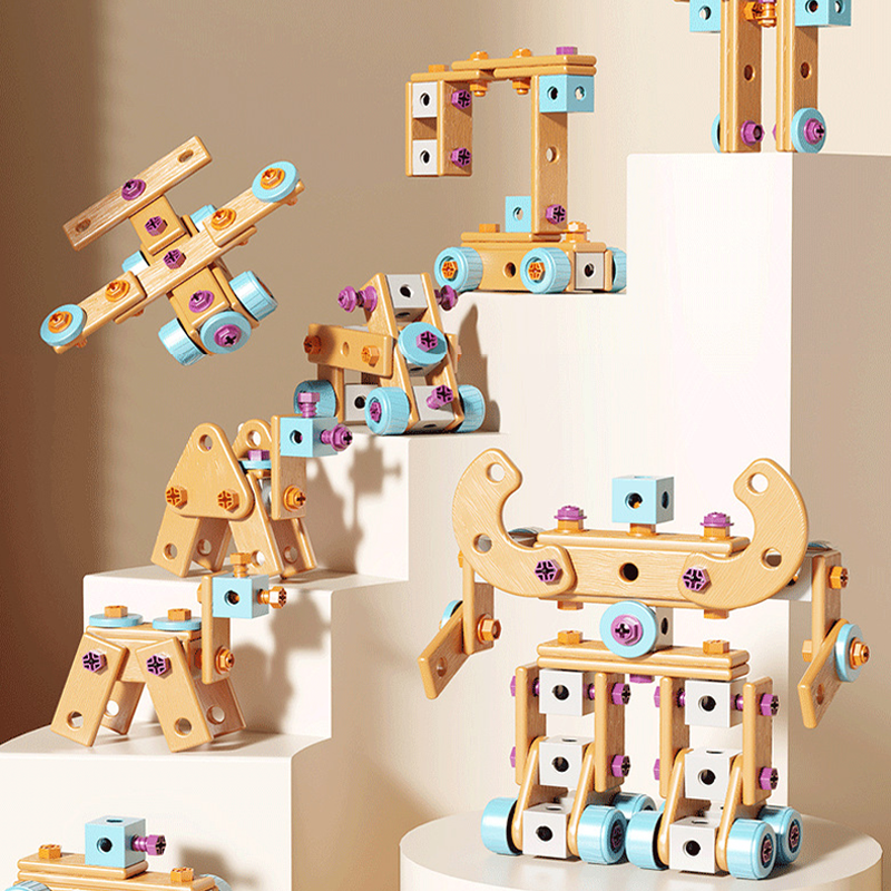 🔧 50% DI SCONTO ORA! Kit di strumenti giocattolo educativo fai da te per bambini, set di costruzioni e ingegneria con trapano giocattolo, gioco creativo STEM per bambini e bambine